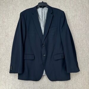 Banana Republic Men's 44R Blazer Jacket‎ Blue Coat Lanificio Cerruti 100% Wool